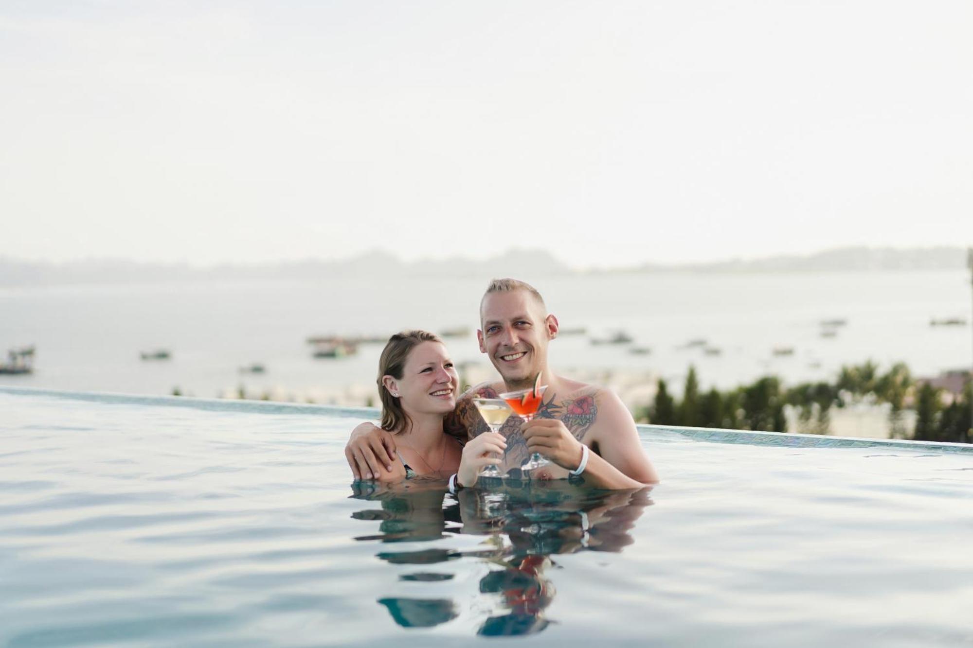 Hotel Danitel Halong Hạ Long Exterior foto